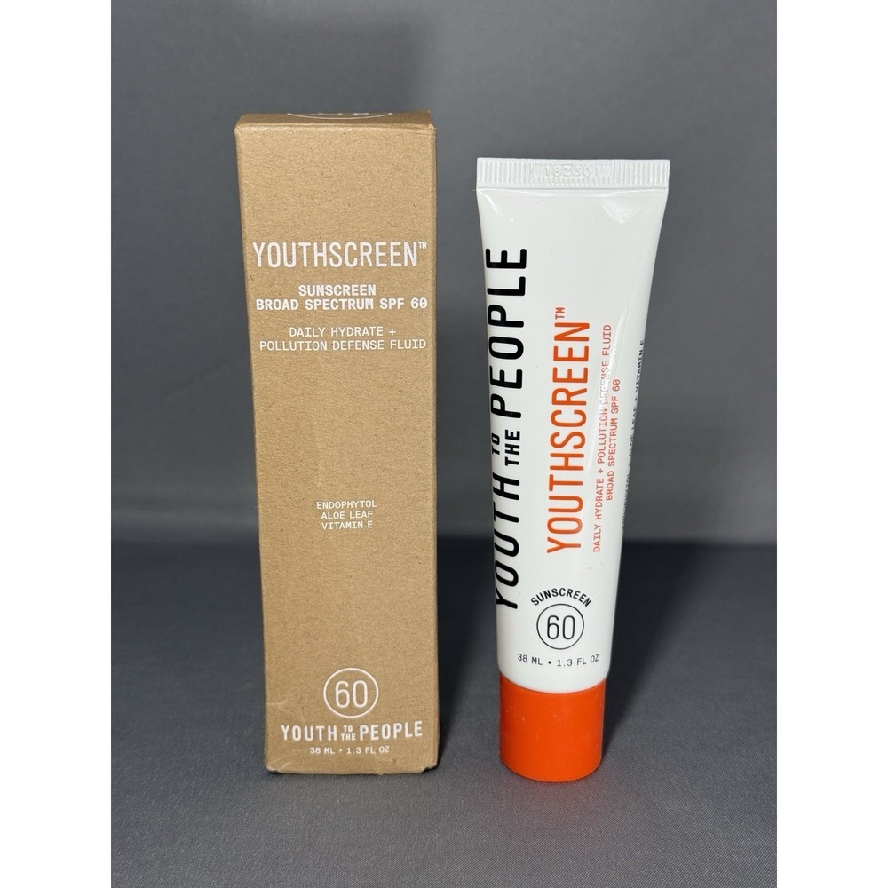 Youth To The People Youthscreen Sunscreen Broad Spectrum SPF 60 Full Size 1.3 oz